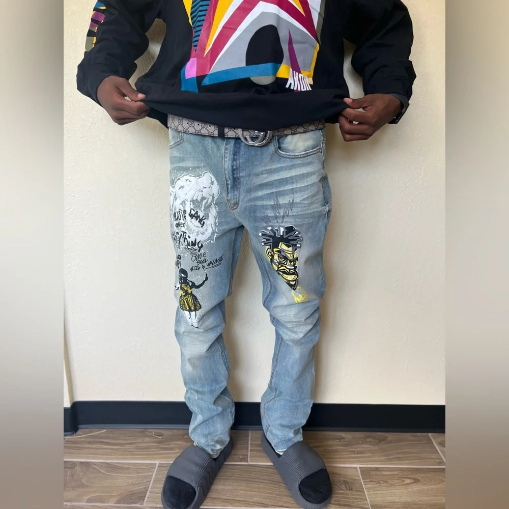 Hustle Gang Clothing Jeans - Picture 2 of 4